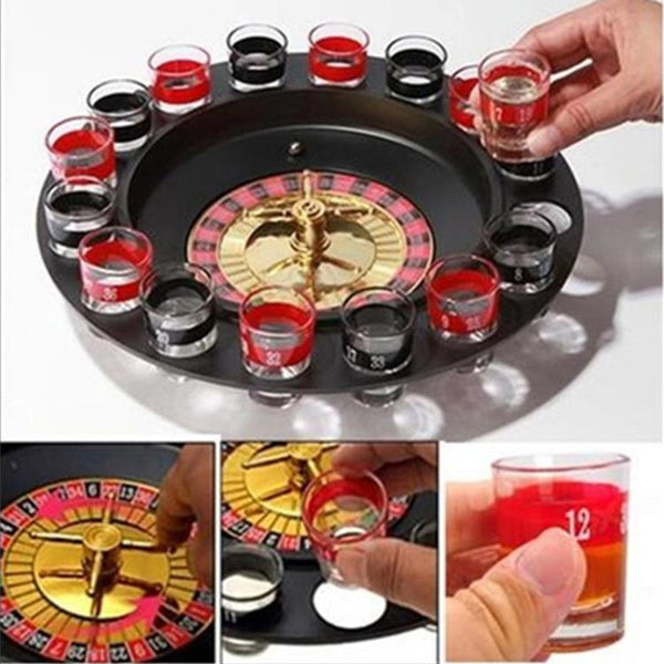 Russian Roulette Drinking Glasses Game Set