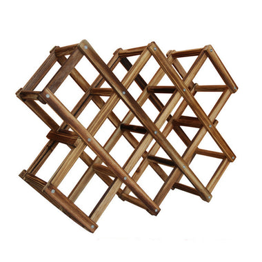 Foldable Wooden Wine Rack